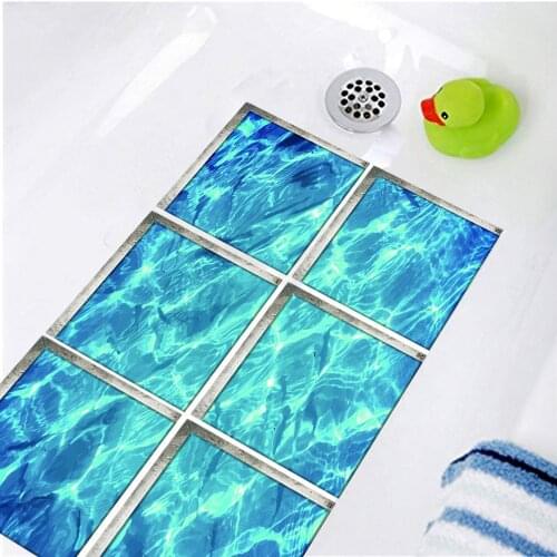 Self-adhesive Bathtub Decals Skidproof Bathtub Tattoos Non Slip Bathroom Bathtub Appliques Bathtub Sticker Toilet Bathtub Decals