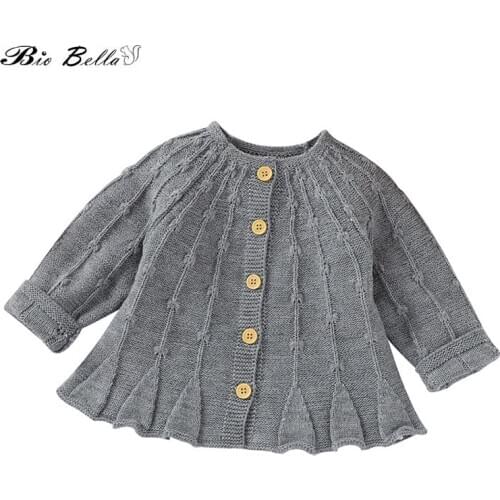 Winter Autumn 2021 Baby Sweater Coast Long Sleeve Fashion Warm Infantil Boy Girl Clothes Party Birthday 0-24 Months Clothing