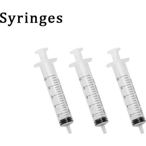 MUB - 50pcs 10ml Syringe Plastic Perfume Dispenser Tools Refill Cosmetic For Refillable Bottle Quantitative Dispensing