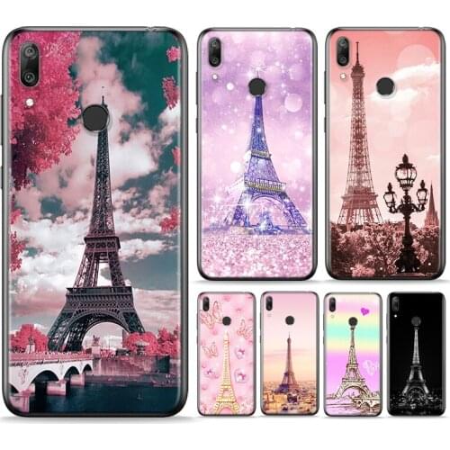 Eiffel Tower Paris Silicone Cover For Huawei P Smart 2021 2020 Z S Plus Mate 30 20 10 Pro Lite 2019 2018 Phone Case