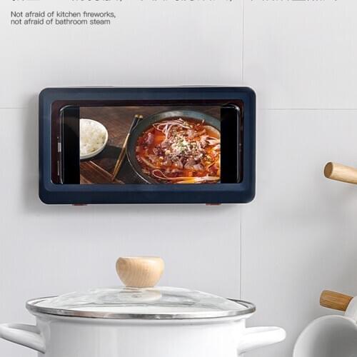 Wall Mounted Phone Box Beautiful Phone Case Waterproof Convenient Safe Phone Holder Bathroom Home Storage Dropshipping