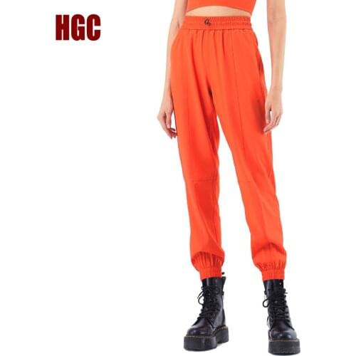 Loose Leisure Sport Pants Yoga Trousers For Women Two Side Pocket Waist Drawstring High Waist Running Fitness GYM Yoga bottoms