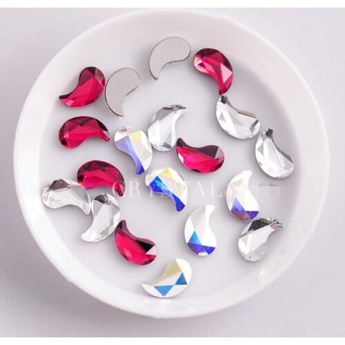 Lo Paulina Nail Arts 2364 Paisley Flat Back X Crystal From Austria DIY Wedding Dress Accessories Jewelry Craft Gifts