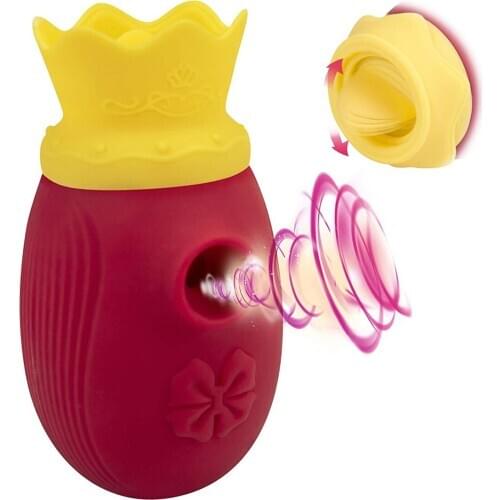 Clitoral Sucking Licking Vibrator, G Spot Tongue Sex Toys With 8 Suction Modes & 10 Tail Vibration Modes & 10 Licking Modes