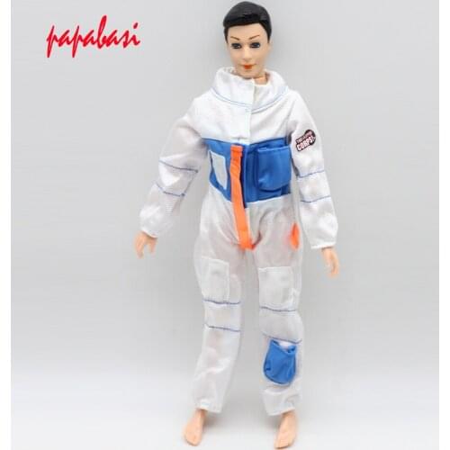 1Pcs White Doll Clothes Outfit For 1/6 doll Boy Male Ken Doll toys For Lanard 1/6 Soldier Clothes G026