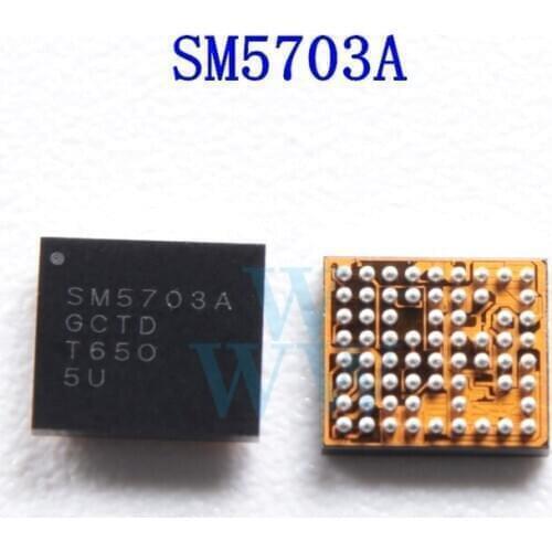 1pcs Phone chip IC integrated circuit SM5703A SM5703 IC for Samsung A8 A8000 J500F charging USB charging charger IC new original