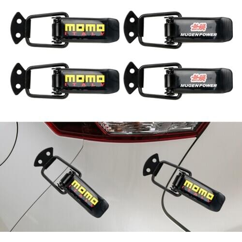 Car Truck Hood Clip Hasp Quick Release Fasteners 2 Pieces Car Bumper Security Hook Auto Accessories Lock Clip Kit for Racing