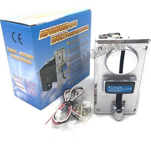 60pcs/lot Good quality CH-924/CH-926 multi coin selector coin acceptor for any 4-6 kinds of coins with only 1 output