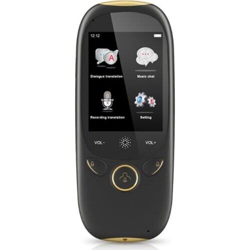 75 Languages Two-Way Translator 2-Inch WiFi Touch Screen Portable Real-Time Translator for Conference Travel Learning