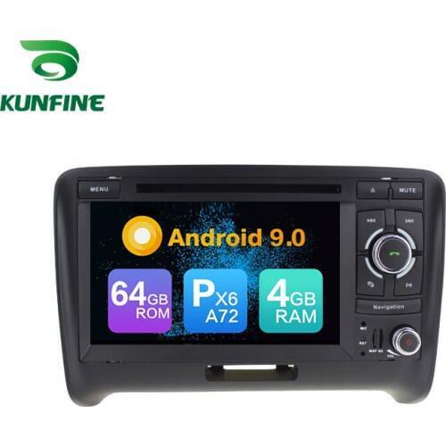 Android 9.0 Core PX6 A72 Ram 4G Rom 64G Car DVD GPS Multimedia Player Car Stereo For Audi TT 2006-2015 Radio Headunit