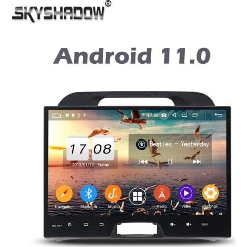 10.1" Carplay Android 10.0 4G RAM 64GB Bluetooth Wifi GPS Map Car DVD Player RDS Radio For kia Sportage 2010 2011 2012 2013 2014