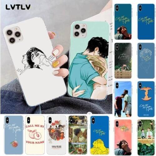 LVTLV Call Me by Your Name Coque Shell Phone Case For iphone 12pro max 11 pro XS MAX 8 7 6 6S Plus X 5S SE 2020 XR fundas