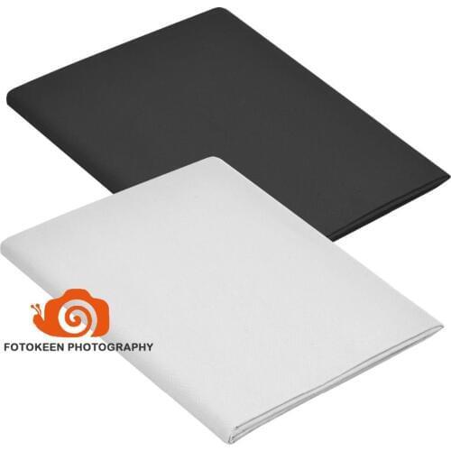 Photography Photo Studio Cotton Muslin Background Backdrop Two Pack(Black&White)Perfect for Group Photos,Portraits,Model Shoots