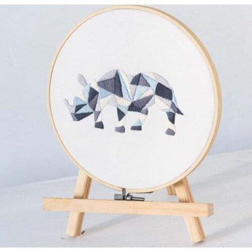 DIY Ribbons Embroidery Tool Needlework Kits Wall Art Home Decoration For Beginner J2Y