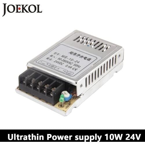 Mini ac-dc power supply 10W 24V 0.5A,Single Output for Led Driver,Ultrathin smps power supply 110V/220V to 24V