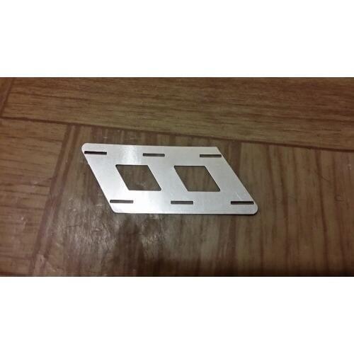 100pcs/lot 0.12mm x 24mm 3P 2S Nickel Plated Steel Strap Strip Sheets for 18650 battery pack spot welding welder