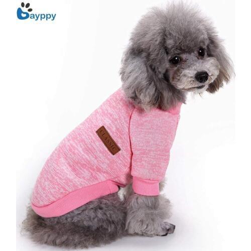 Dog Clothes For Small Dogs Soft Pet Dog Sweater Clothing For Dog Winter Chihuahua Yorkshire Clothes Classic Pet Outfit