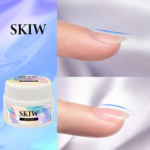 SKIW Nail Glue Cuticle Oil Self Leveling Gel Nail Polish Nail Treatments Glue Uv Base Coat Products Protector Nail Art Nails