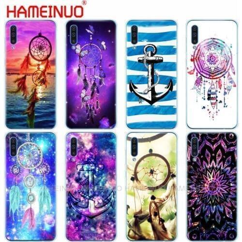 Silicon phone cover case for Samsung Galaxy S10 E PLUS A10 A20 A30 A40 A50 A70 A10E A20E M20 cover little dream catcher anchor