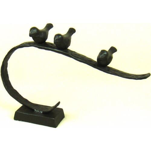 Modern Simple Fashion Cast Iron Bird Figurine Handmade Abstract Animal Model Decoration Art and Craft Embellishment Accessories