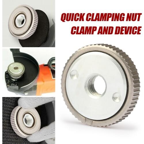 Locking Plate Chuck For M14 Angle Grinder Chuck Tools Quick Clamping Quick Release Nut Clamp And Device
