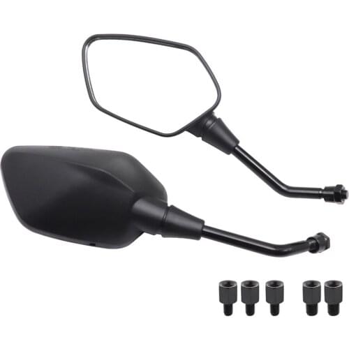 Universal 10mm Motorcycle Mirror Rearview Black Moto Side Mirrors FOR Honda Hornet cb600f 600 nc750x Triumph street triple 675