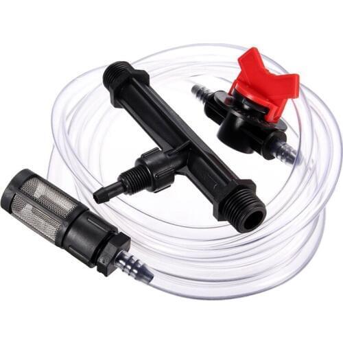 1/2 Garden Irrigation Device Venturi Fertilizer Injector Switch Water Tube Kit