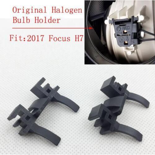 ALLOYSEED 2Pcs Car H7 LED Headlight Bulb Base Adapter Low Beam Headlamp Mount for Land Rover Discovery FIAT 500 / Ford Focus