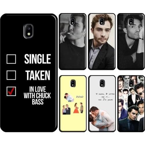 Gossip Girl Chuck Bass Blair ed westwick Case For Samsung Galaxy J5 J7 J1 J3 2016 A5 A3 2017 J4 J6 J8 A7 A9 A6 A8 Plus 2018 Case