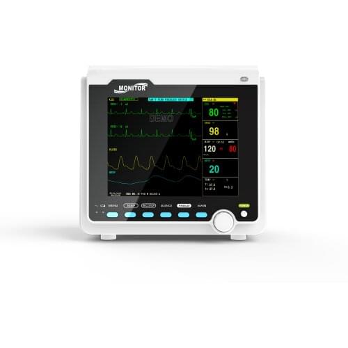 CONTEC CMS6000 CMS6000-VET Patient Monitor 8'' TFT color LCD Screen ECG, RESP, SpO2, PR, NIBP Dual- Channel TEMP