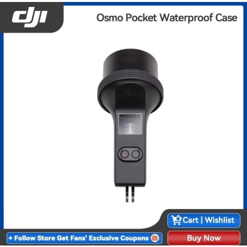 DJI Osmo Pocket Waterproof Case Includes two mounting brackets for osmo pocket in stock original