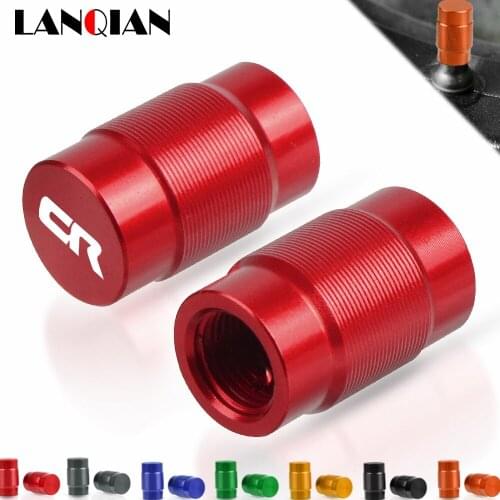 Motorcycle Aluminum Wheel Tire Valve Stem Caps Airtight Covers For Honda CR 80 85 125 250 R 1992-2018 2014 2015 2016 2017 Parts