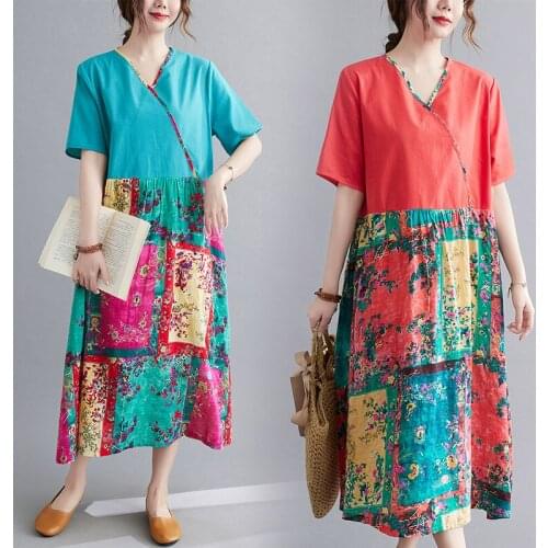 Летние платья-халаты HELELYN China At AliExpress