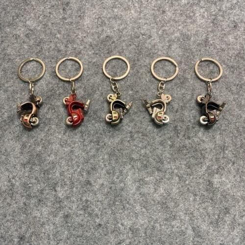 Chrome Motorcycle Keychain Key Ring Case for PIAGGIO VESPA GTS GTV LX LXV 125 250 300 Ie Super and vespa moto Keychain Key ring