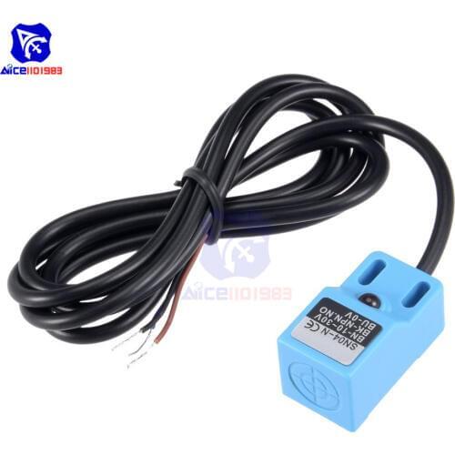 Inductive Proximity Sensor Switch DC 10-30V 300mA DC 3-Wire NPN NO Detection Distance 4mm SN04-N
