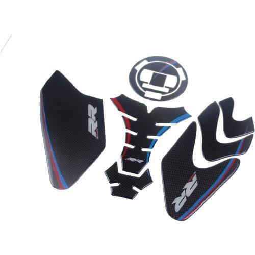 KODASKIN Mortorcycle Real Carbon Leg Gas fuel tank Protector cap Pad sticker for BMW S1000RR HP4