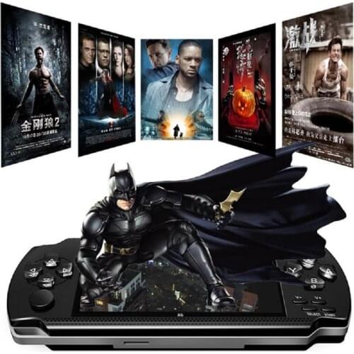4.3 inch PSP game console handheld game console 8G built-in 10,000 games support 8/16/32/64/128 bit games gift for kids
