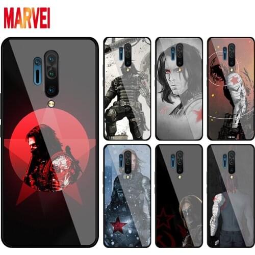 Soft TPU Cover Marvel Winter Soldier Art for OnePlus Nord N100 N10 8T 8 7T 7 6T 6 5T Pro Black Phone Case Shell Soft Cover