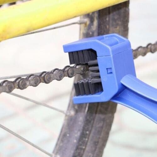 Plastic Cycling Motorcycle Bicycle Chain Cleaner Brush Gear Cleaning Brush Clean Outdoor Cleaner Scrubber Tool