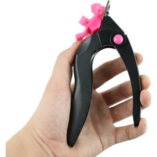 White False Nail Tip Cutter Clipper Nails Edge Trimmer U Words Professional Nail Clipper for Acrylic Nails Salon Manicure Tools