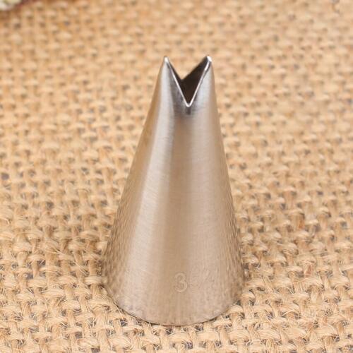 Cake Cream Piping Nozzles Stainless Steel Pastry Cupcake Decoration Flower Mouth Nozzle DIY Kitchen Baking Dessert Decorators