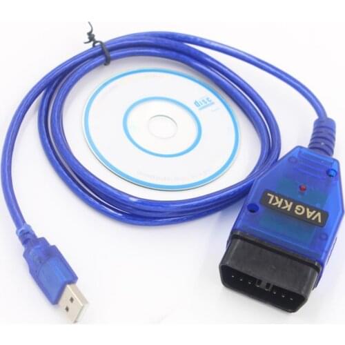 Universal USB Cable Line Seat Diagnostic Tool VAG-COM KKL 409.1 OBD2 USB Cable Code Reader Car Scanner Auto Styling Interface