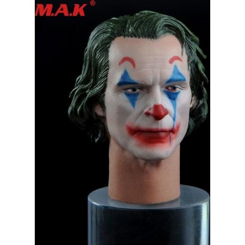In stock 1/6 soldier model clown head carving Jacqueline Phoenix Jacqueline Clown 2019 movie clown prequel makeup