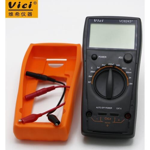VICI VC6243+ LC Meter 1999 counts Inductance 2mH-20H Capacitance 2nF-2000uF Digital high-precision atuo power off