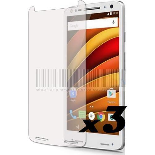 3PCS Films For Motorola Moto X force/Droid Turbo 2 Front Clear LCD Screen ProtectorsGuard Cover Skin