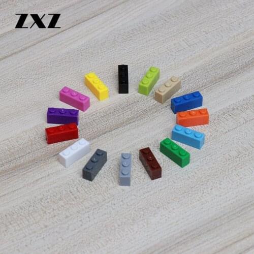100 PIECES Plastic Building Blocks Enlighten Bricks 1x3 MOC Excavator Accessories Model 3622 for Kids Educational Toys