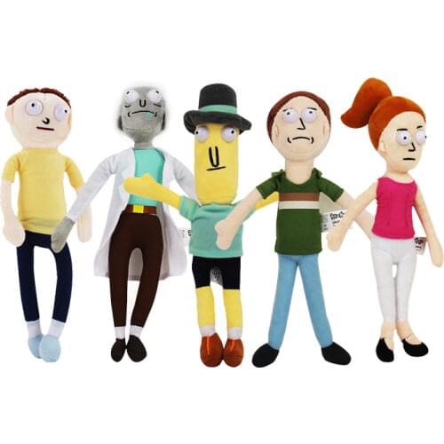 13 Styles 17-30cm plush toys Happy Sad Foamy Mr.Meeseeks Dolls Mr.Poopybutthole Soft Stuffed toy