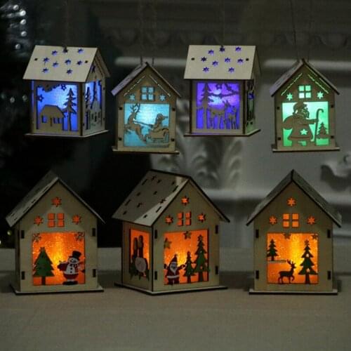 3D Puzzle DIY House Festival Decoration Holiday Ornament Xmas Party Collectable Gift Santa/Snowman/Reindeer Girls Favor
