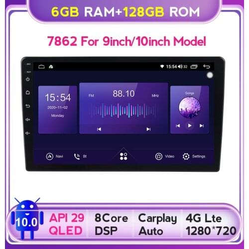 6G+128G QLED Car Radio 2 din Android 10 Multimedia Player GPS WIFI for Toyota Volkswagen Hyundai Kia Renault Suzuki Nissan Honda
