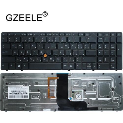 Laptop accessories New Russian Keyboard for HP Probook 8560W 8570W RU laptop With backlight black